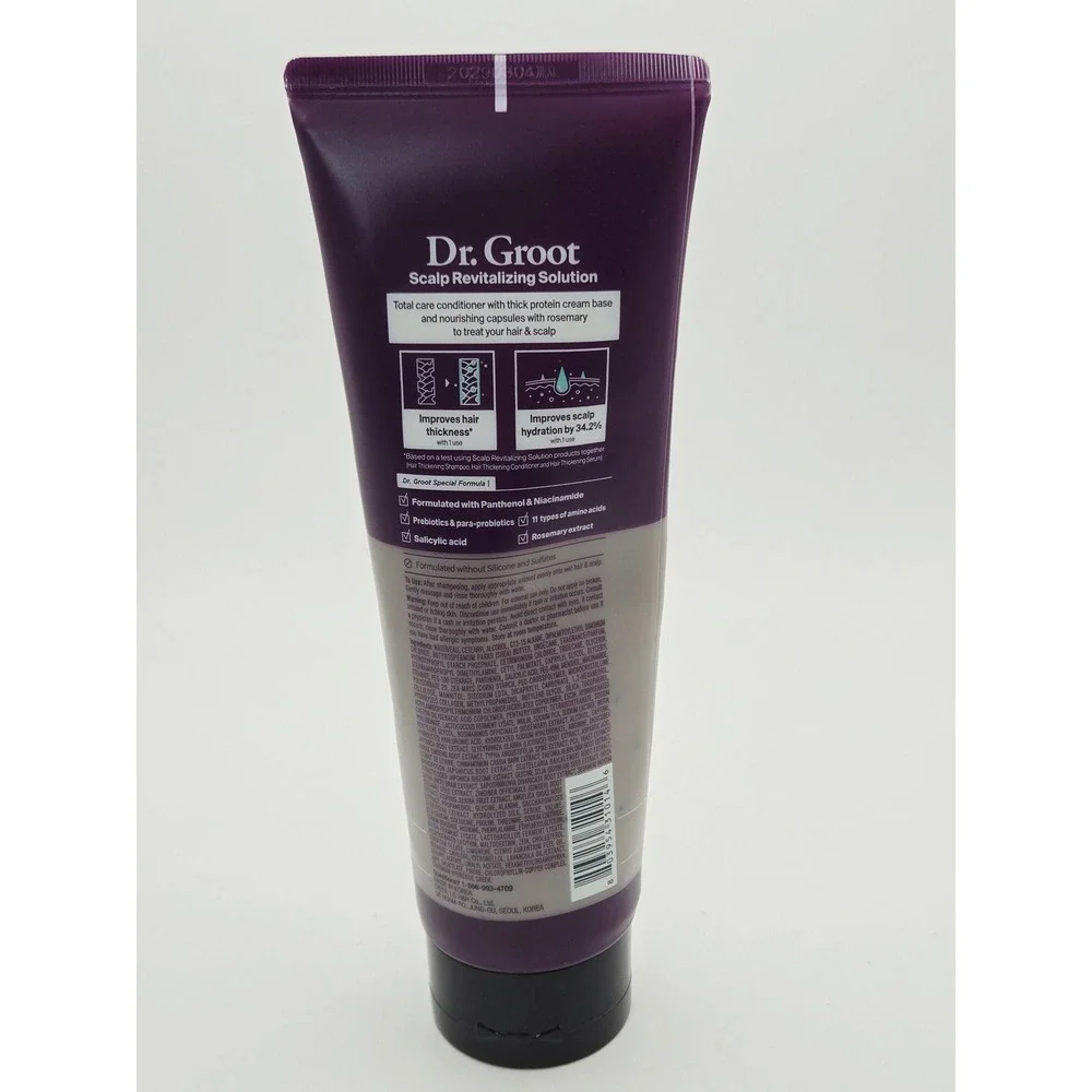 Dr. Groot Scalp Revitalizing Solution Hair Thickening Conditioner 250ml 8.4oz